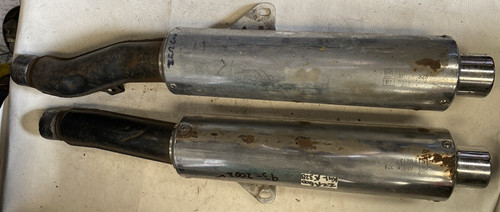 Kawasaki rear exhaust cans - rear,