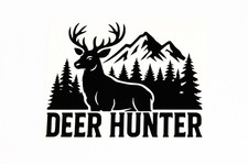 Deer Hunter Bumper Sticker
