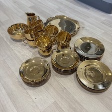 noritake tea set gold Plated