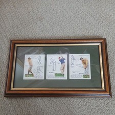 Player's 1939 Golf cards mounted picture Framed 11 17 19. Gift Golfer