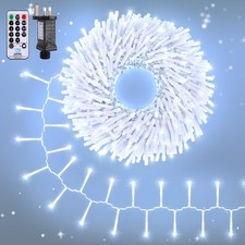 Outdoor Cluster Christmas Lights 9m 600LEDs Christmas Tree Lights Mains Powered