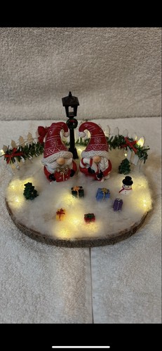 Christmas light gnome - christmas,