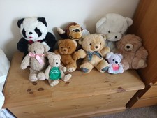 Collection of Soft Teddy Bears. Various Sizes. All In Good Condition