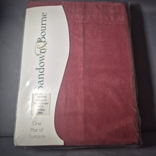 Pair Curtains Pleat 46x 72"