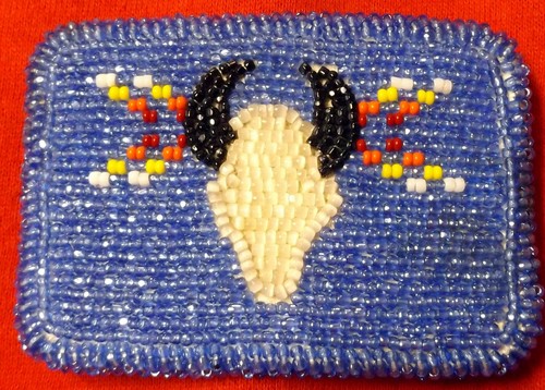Native american beadwork belt - native,