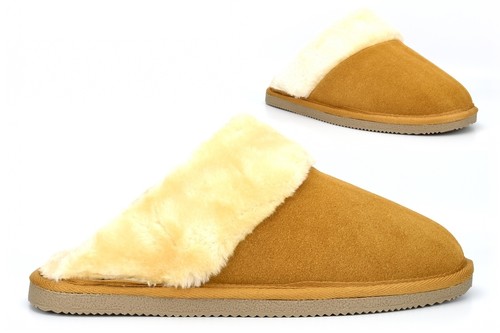 Womens suede slippers size - suede,