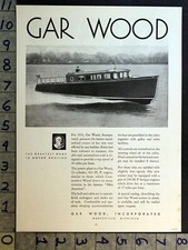 1931 GAR WOOD MOTOR BOAT CO
