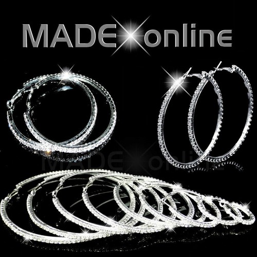 Large hoop earrings big round - hoop,