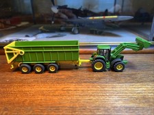 Siku 1/87 John Deere Tractor (1870) & Tipper Trailer (1843)