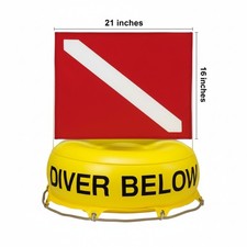 Inflatable Dive Buoy with Flag