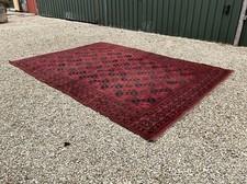 Large Afghan Hand Knotted Carpet