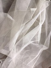 Ivory / Cream Silk Veiling