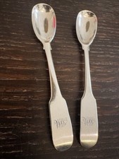 2 X Georgian Solid Silver