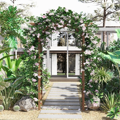 Outdoor garden arch arbor - arch,