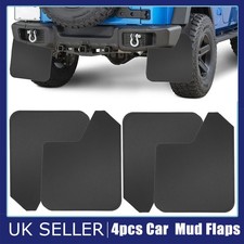 4x Rubber Mud Flaps Splash Guards For Car Truck Van Pickup Universal Mudflaps UK