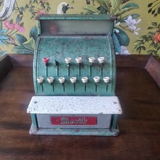 Vintage merit metal toy cash