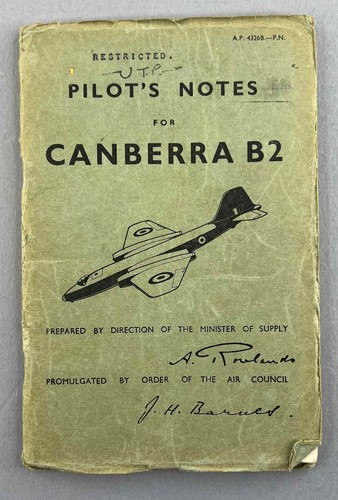 English electric canberra - electric,