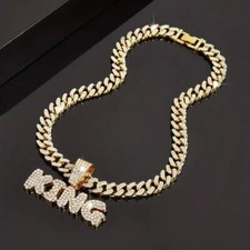 Men's Gold King Cuban Men Hip