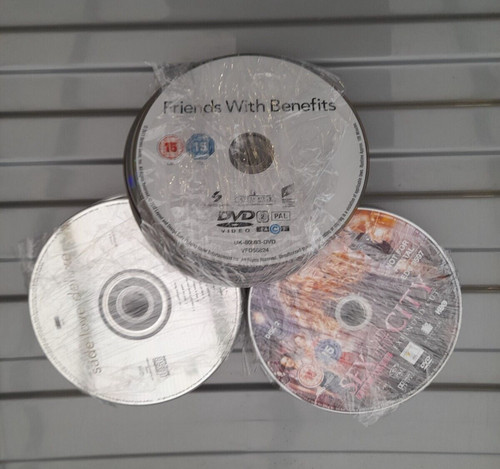 Spare used dvd discs - dvd/cd,