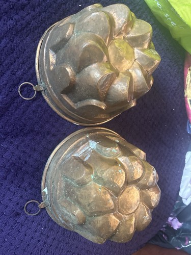Antique copper jelly - copper, moulds