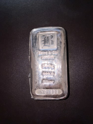 Silver bullion bar 999 - , fine