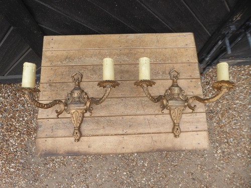 Antique style wall lights - antique,