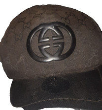 gucci baseball cap black adjustable back logo fabrique