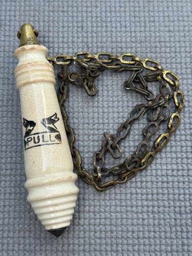 Antique toilet pull handle - antique,