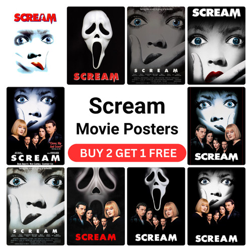 Scream movie poster - scream,