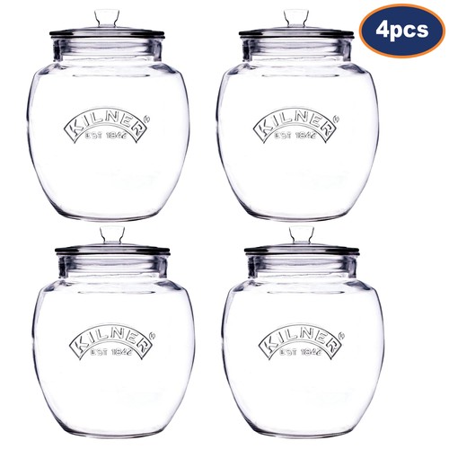 Storage jar clear glass - storage, 2l