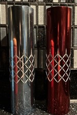1970s VINTAGE x2 TALL RED &
