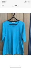 Lacoste Turquoise T-shirt Size