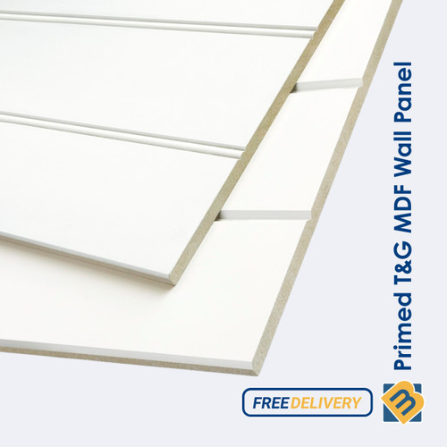 Primed mdf wall - ,
