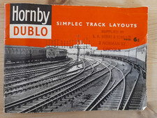 Vintage 1962 HORNBY DUBLO Simplec Track Layouts INSTRUCTION HANDBOOK