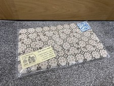 WELSH TAPESTRY-MERION MILL-PURE NEW WOOL PLACEMATS + COASTER - BROWN PATTERN NEW