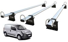 Van Roof Rack 3 Bars for PEUGEOT BIPPER - TITAN WorkReady - ladder bars rack