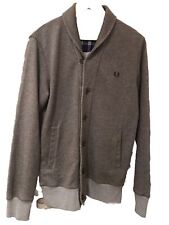 Fred Perry Shawl Neck Button Up Jumper Cardigan S