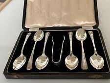 CASED SET OF 6 ART DECO COFFEE