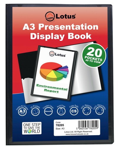 Black presentation display - a3,