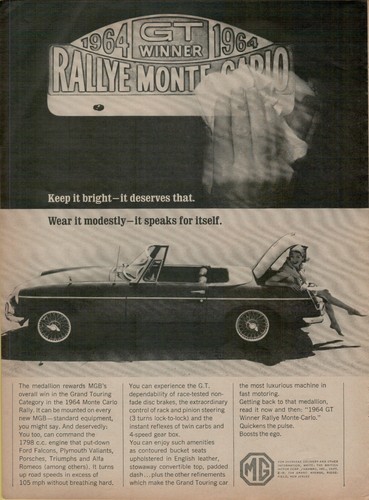 1964 mgb rallye monte - 1964, mg