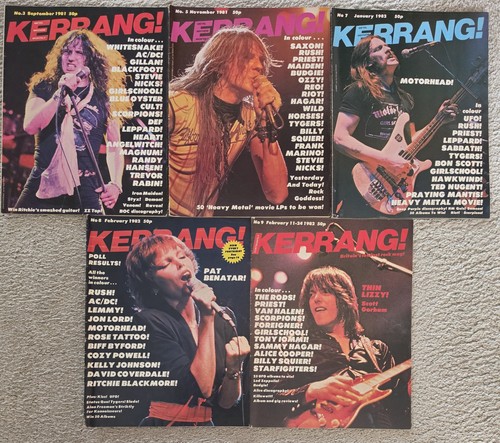 Early kerrangs 7 - #3/5/7/8, &