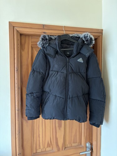River island girls black puffa - river,