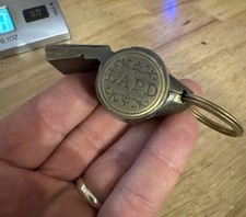 Los Angeles Police Department Whistle LAPD Collector USA BRASS LE Sheriff GIFT