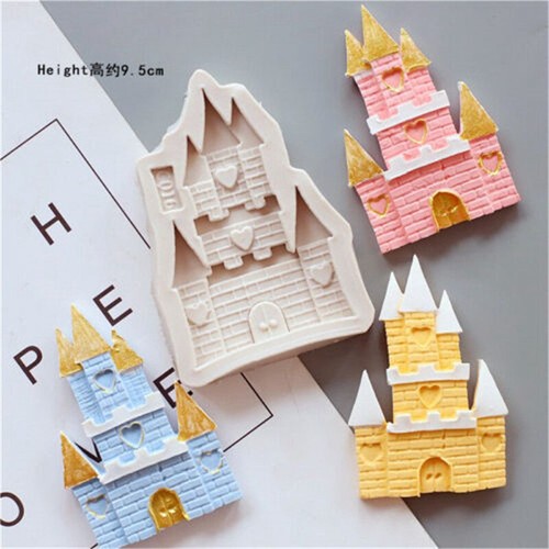 Chocolate mold castle fairy - castle,