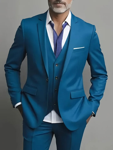 Mens piece tweed suit lake - mens, 3