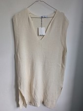 Zara Ivory Knitted Long Line