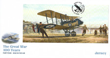 2017 Jersey £2 Airco DH2 of Royal Flying Corps 32 Squadron First Day Cover