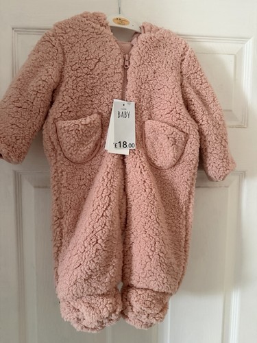 George pink teddy fleece - george,