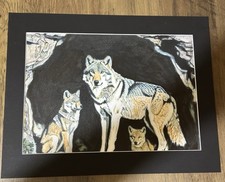 Mark Leary Wolf Art Acrylic