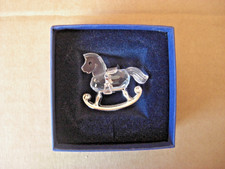 SWAROVSKI CRYSTAL MEMORIES MINITURE ROCKING HORSE 626866 BOXED